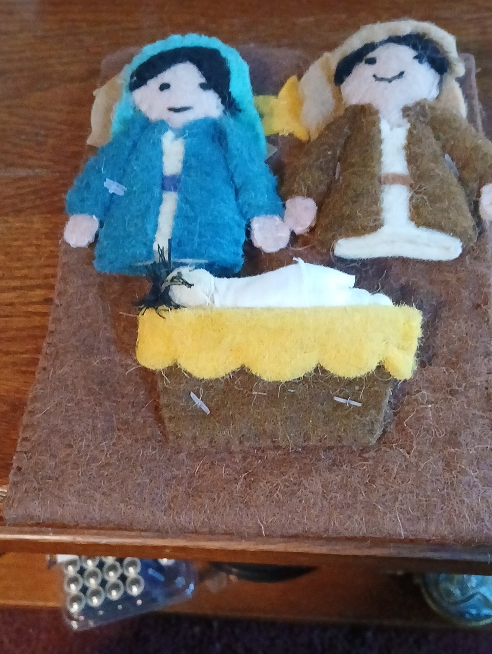 Mud Pie Christmas Nativity Set Finger Puppets NWOT 2022 Rare Hard To Find
